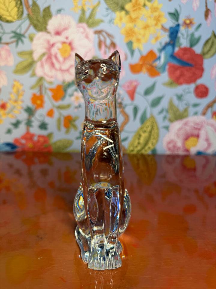 Baccarat Crystal Cat