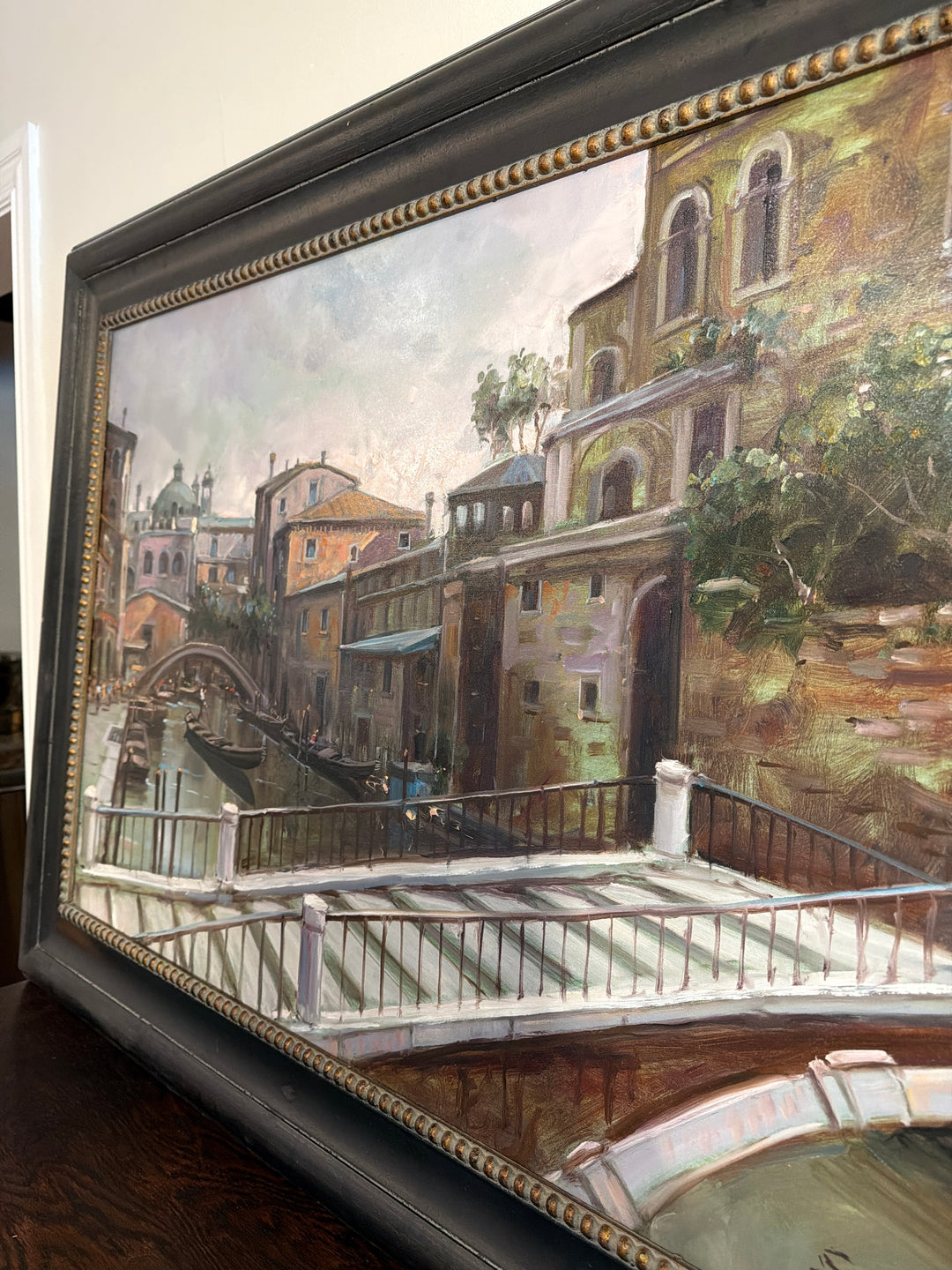 Original Venetian Oil Painting - Signed "Scotti"
