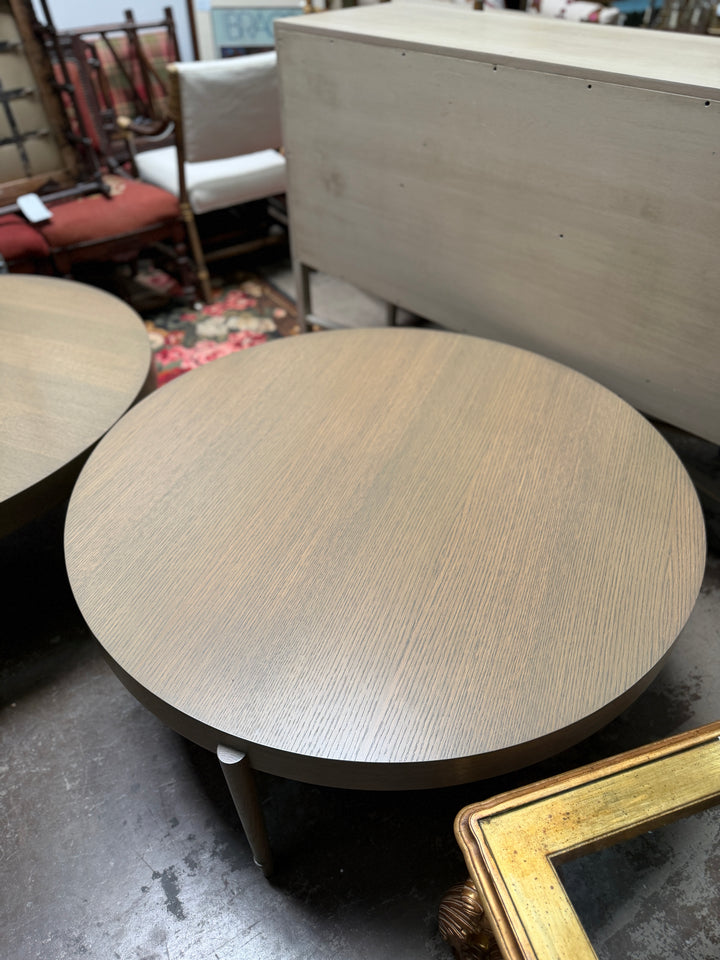 Large Round Double Coffee Tables