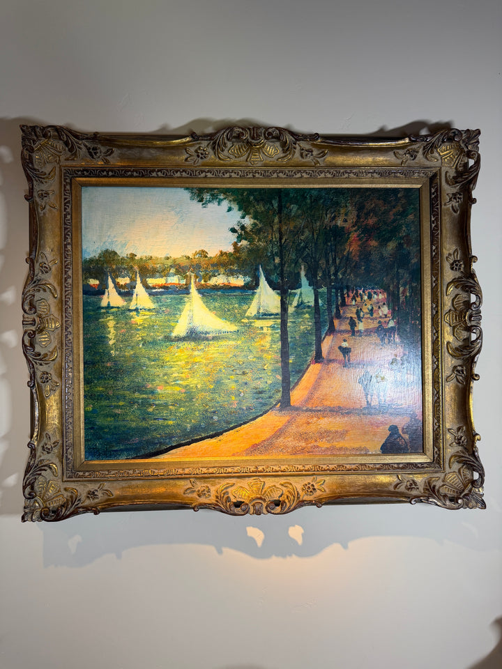 Framed Oil Painting - Signed