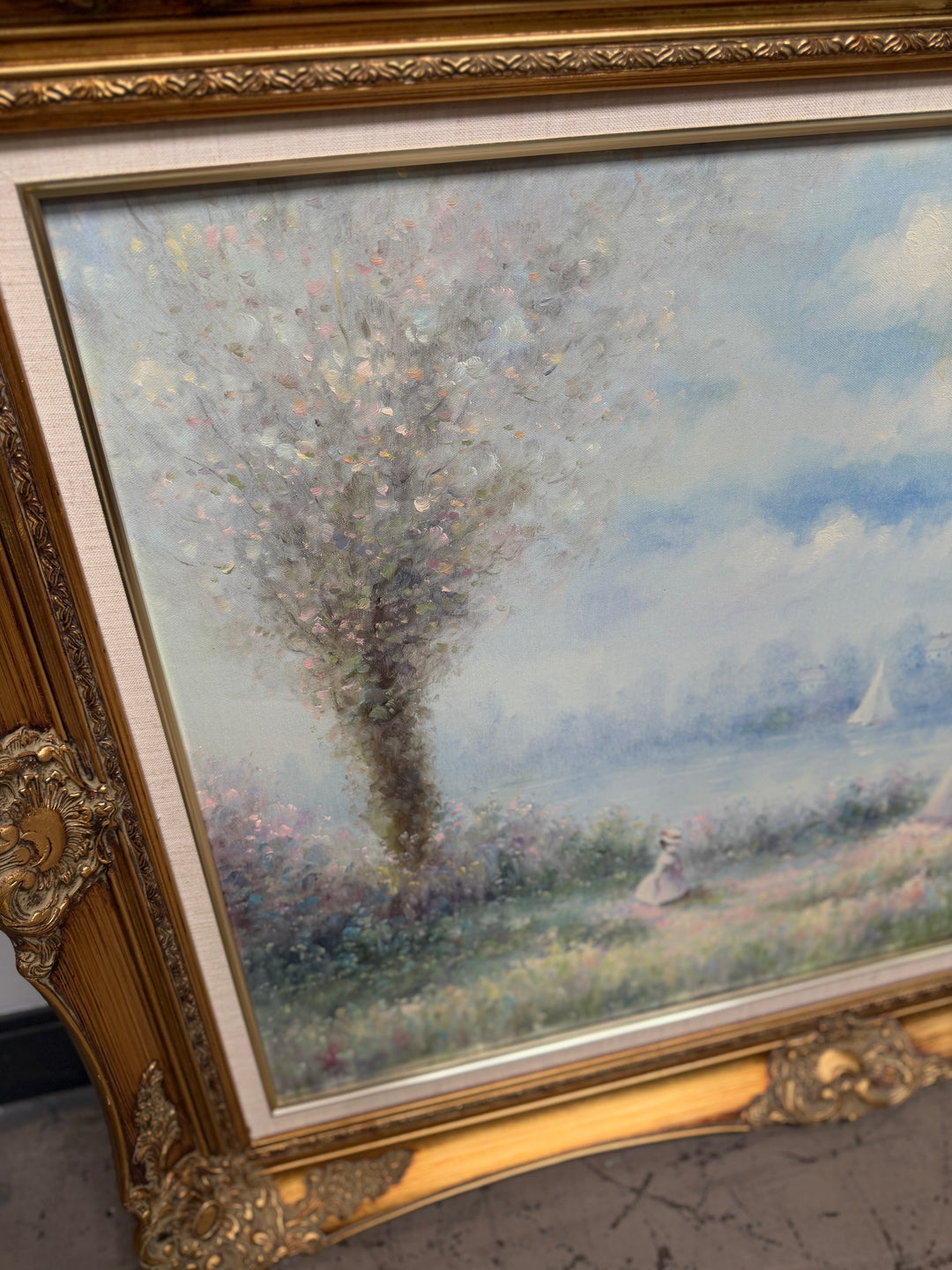 Light & Airy Landscape Original Oil Painting