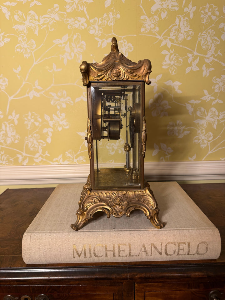 Ornate Gold Mantel Clock