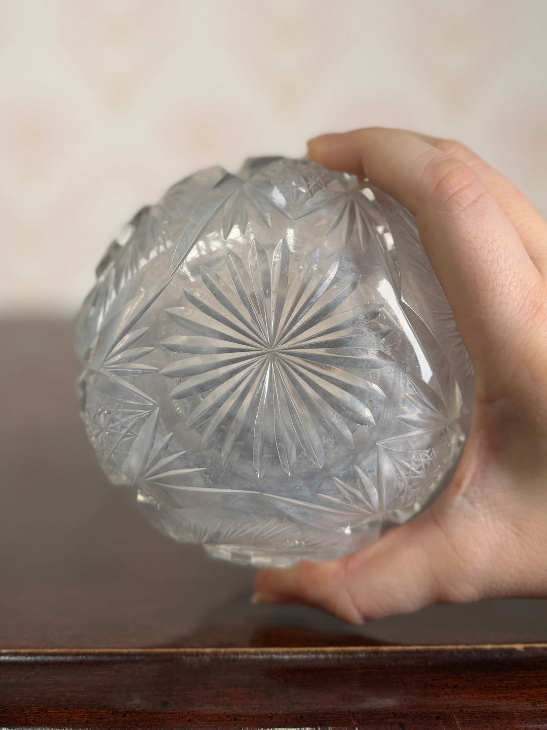 Unmarked Crystal Vase