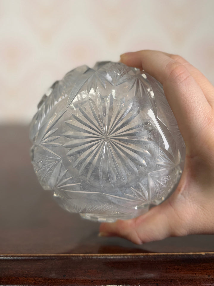 Unmarked Crystal Vase