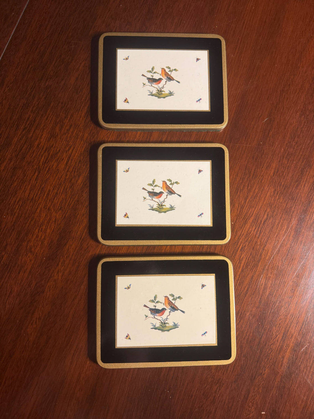 Herend Set of 3 Coasters