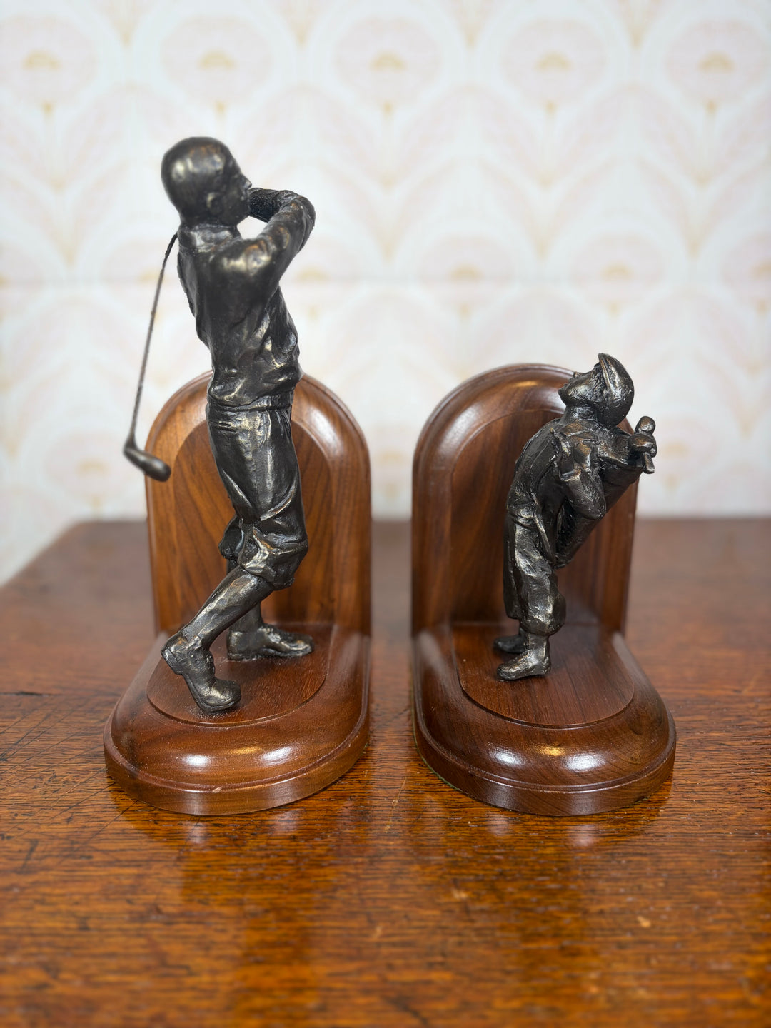 Golfer Bookends