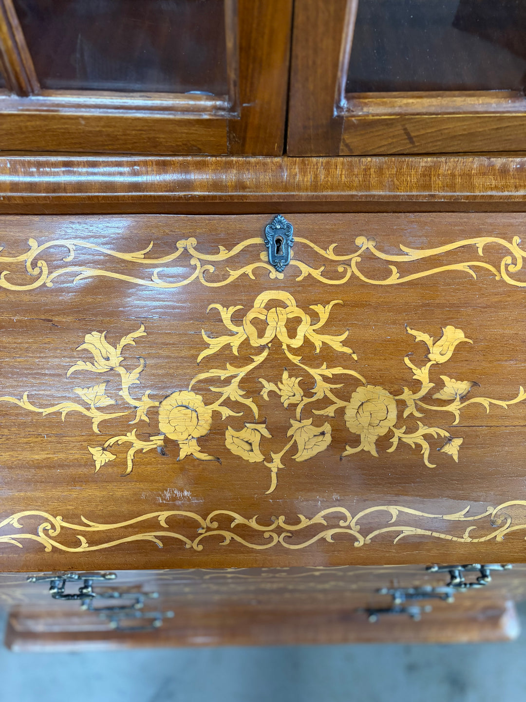 Inlaid Secretary Desk