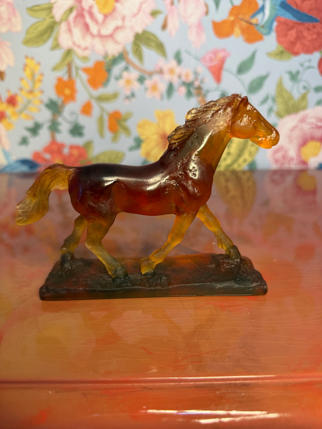 Daum Crystal Trotting Horse