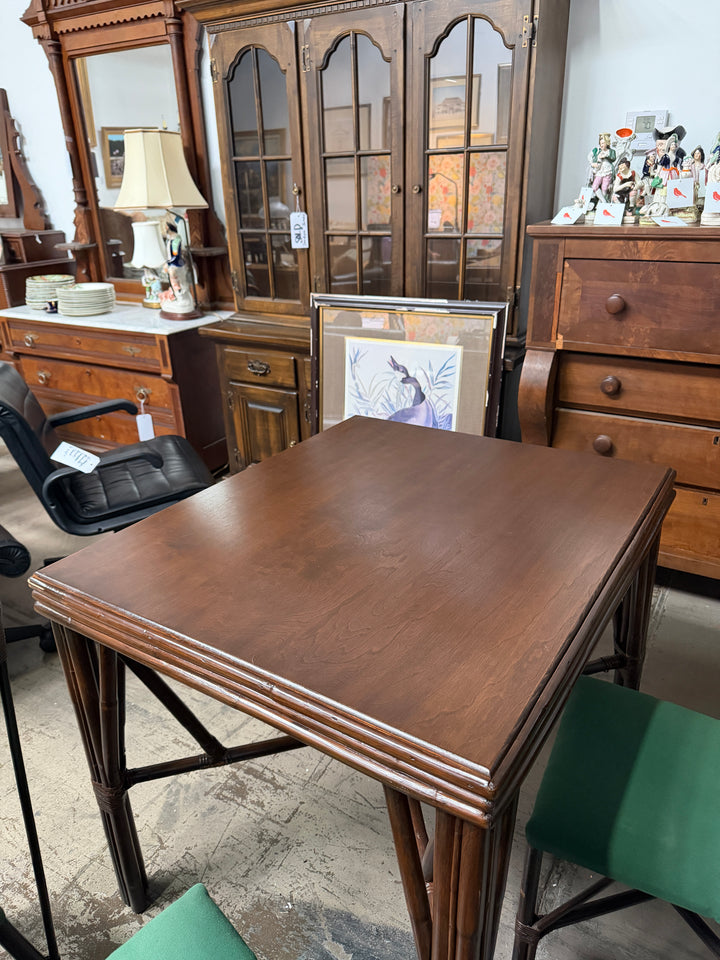 Bamboo Card Table