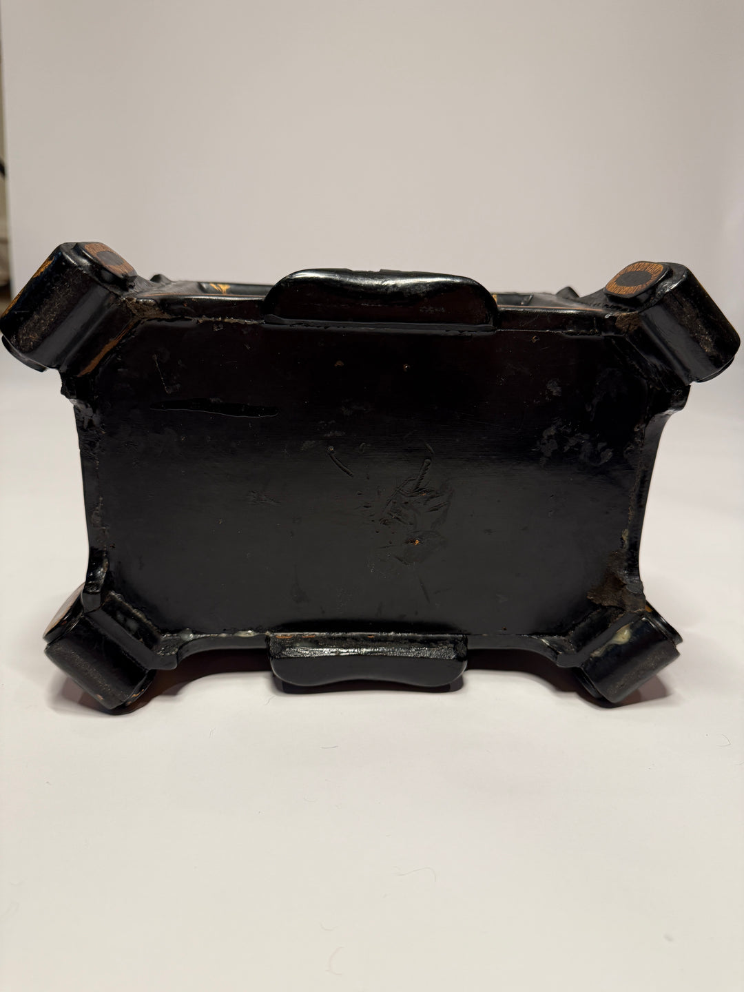 Mother of Pearl Inlaid Lacquer Box