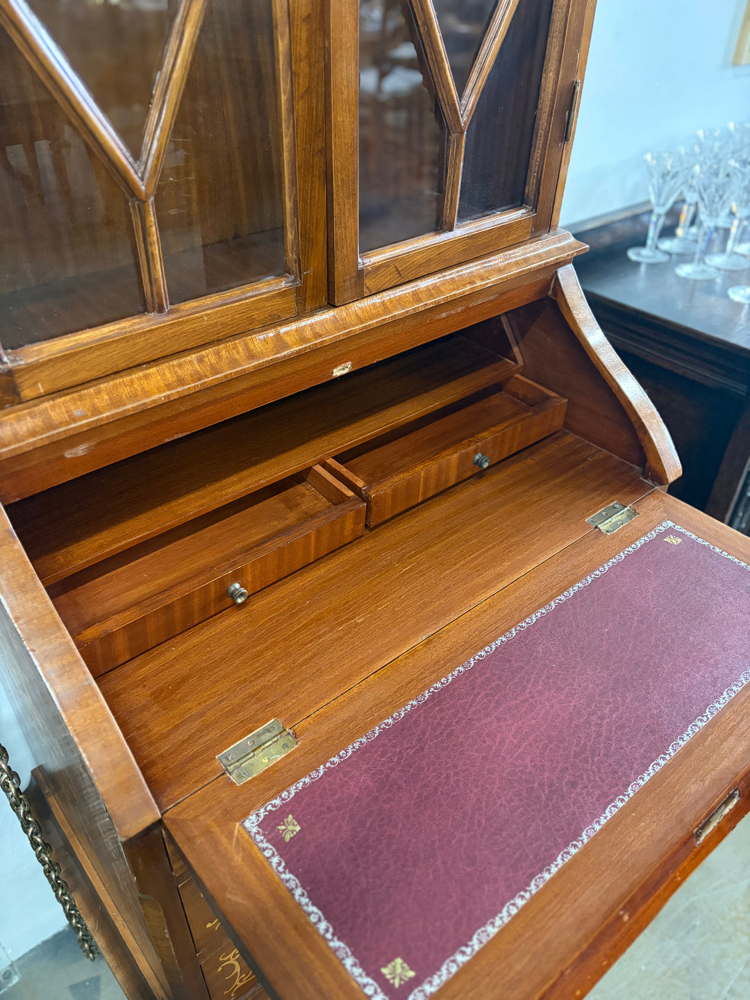 Inlaid Secretary Desk