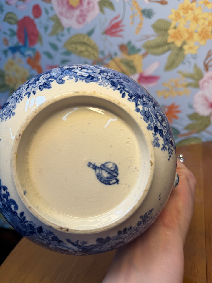 Antique Blue and White Creamer
