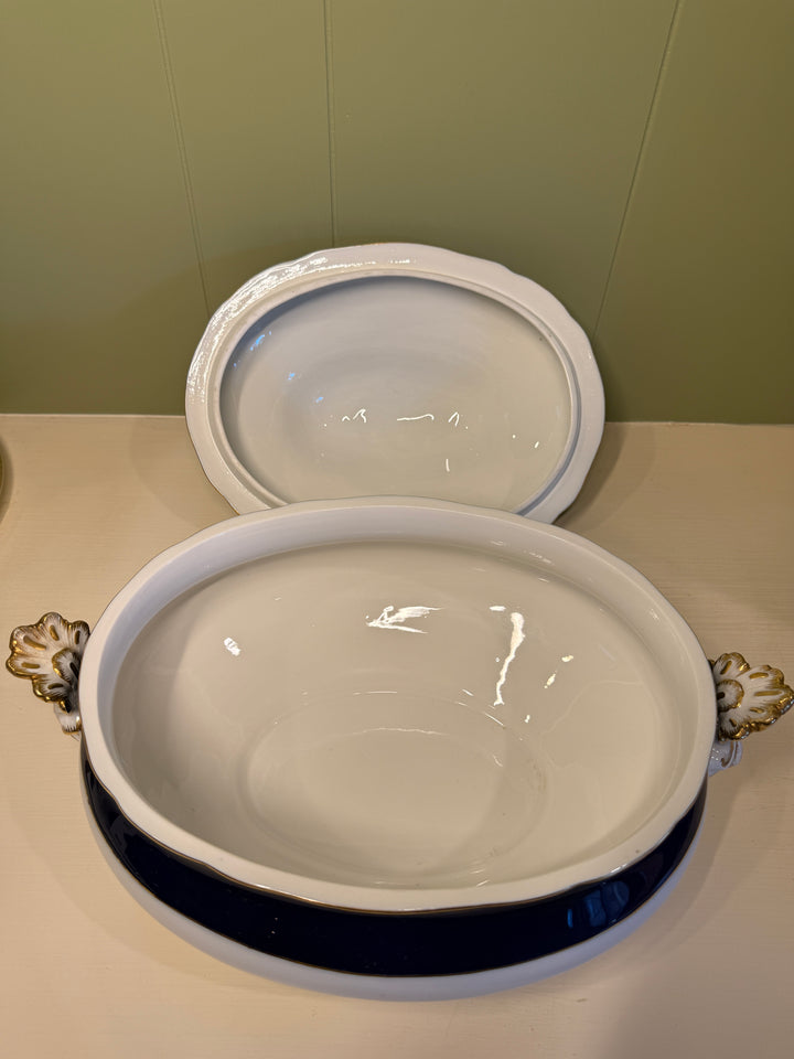 Meissen Cobalt Tureen