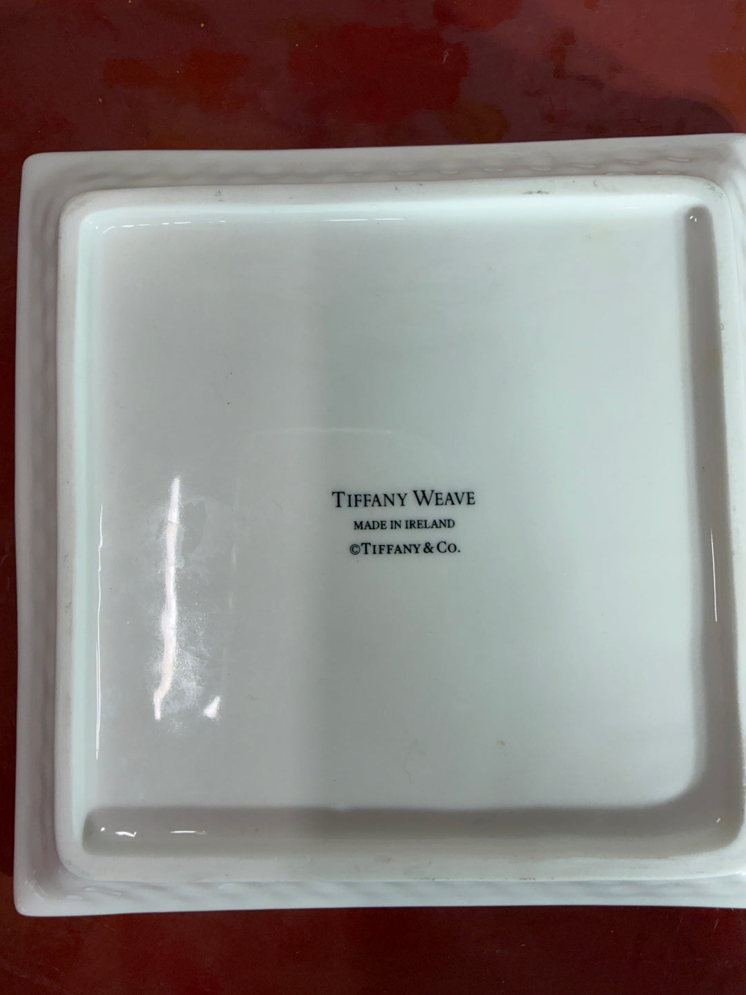 Vintage Tiffany & Co Basket Weave Serving Set