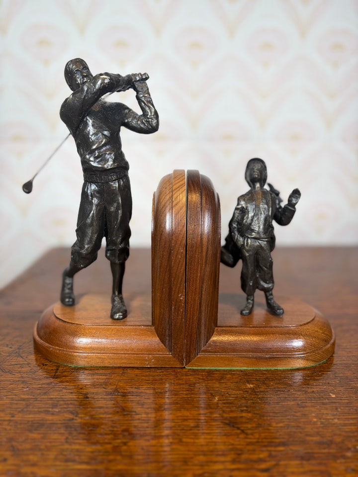 Golfer Bookends