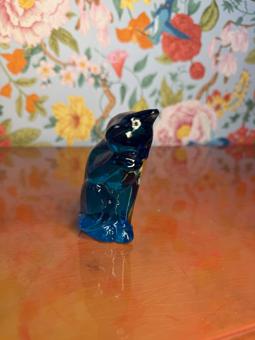 Blue Fenton Cat