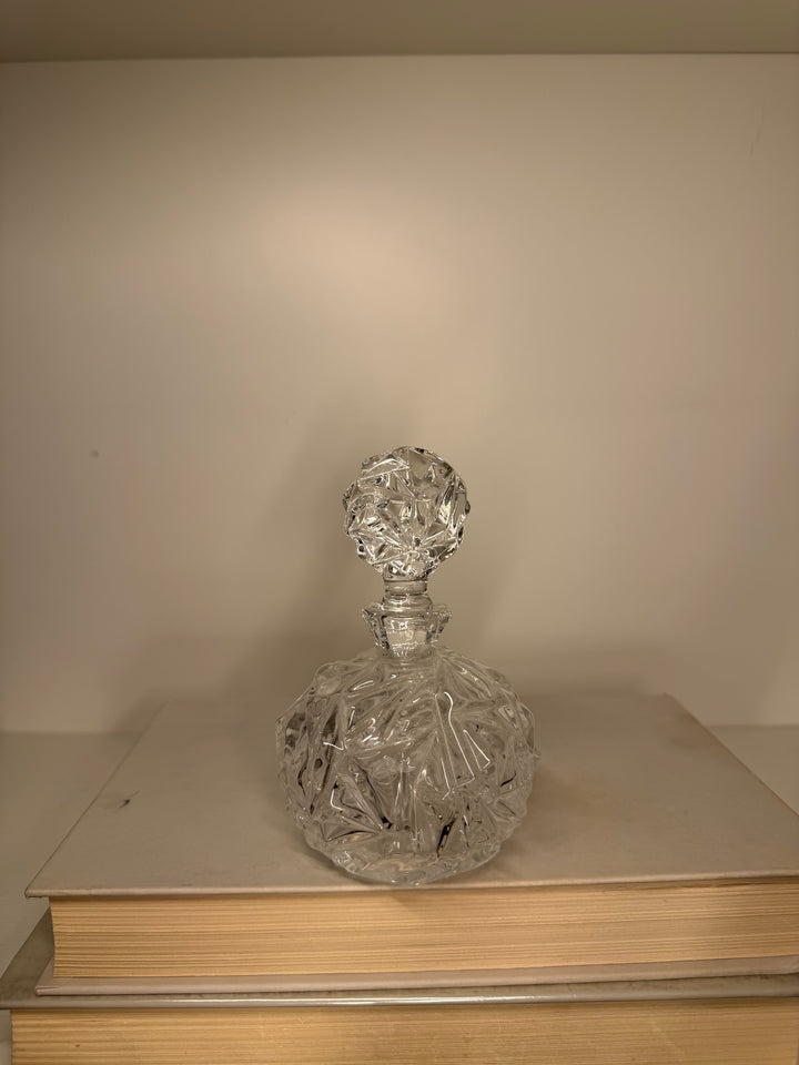 Tiffany & Co. Rock Cut Crystal Vanity Bottle