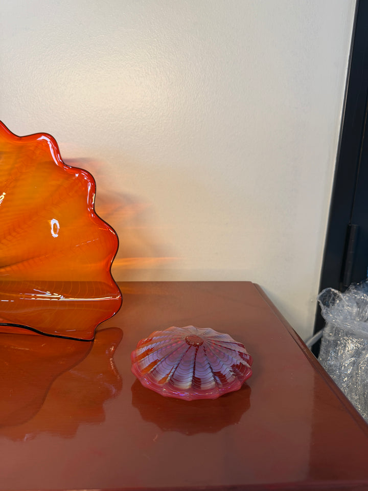 Chihuly Persian Set of 5 with Black Lip Wrap