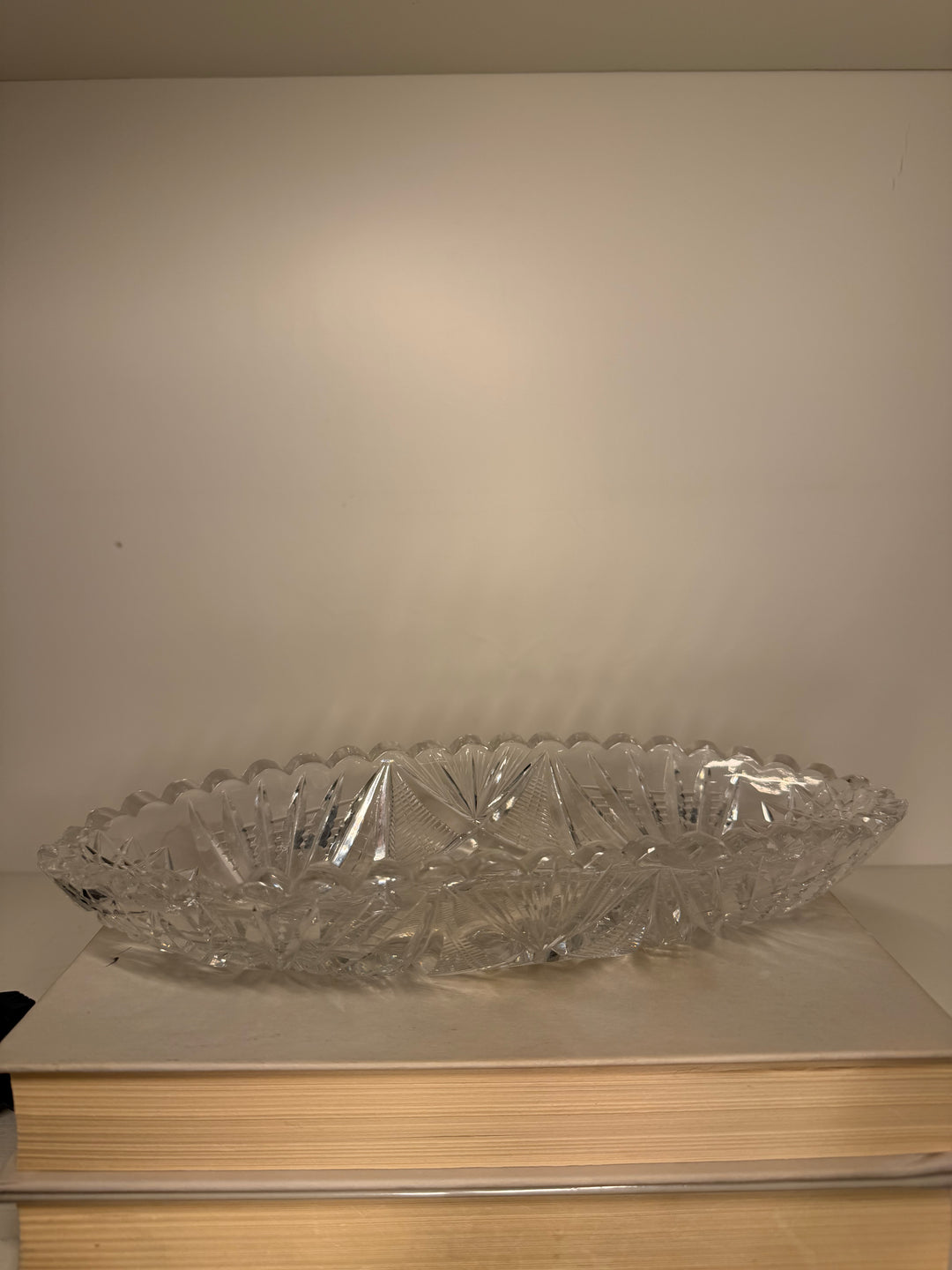 American Brilliant Cut Glass Dish