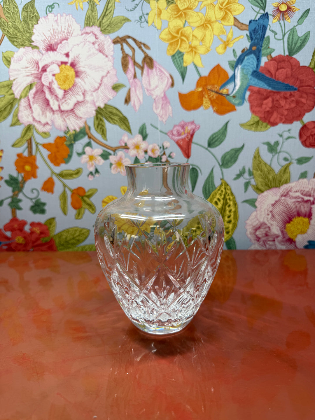 Cut Glass Vase