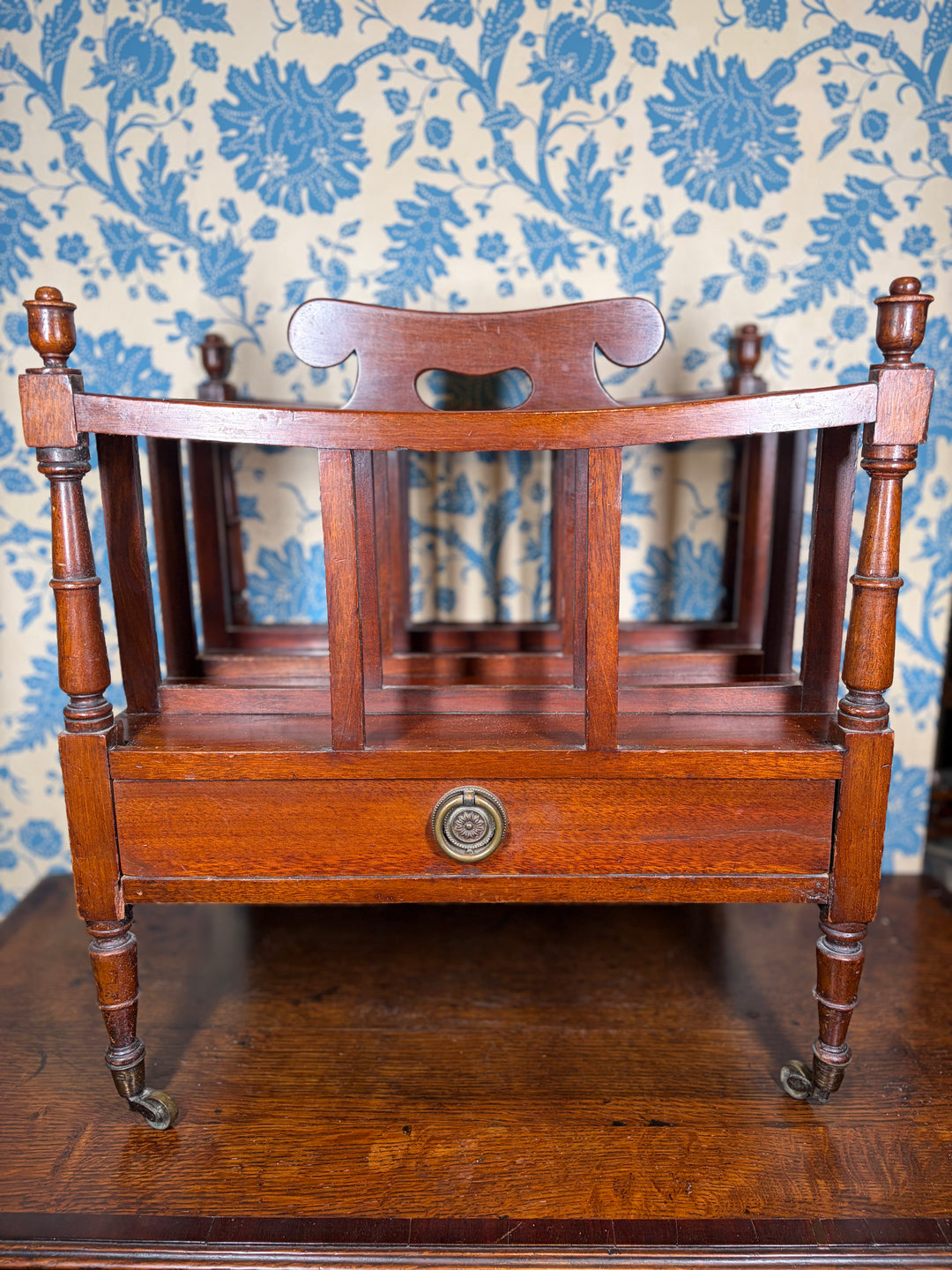 Vintage Wooden Book/Magazine Rack