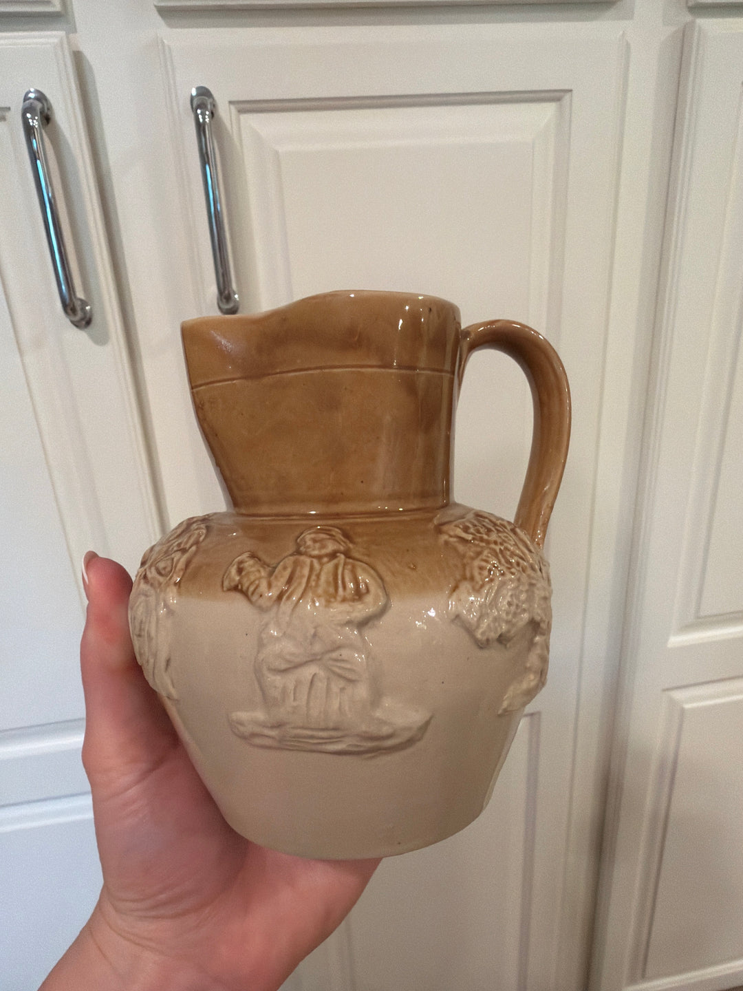 English Victorian stoneware jugs by Doulton Lambeth & Mark (Small)
