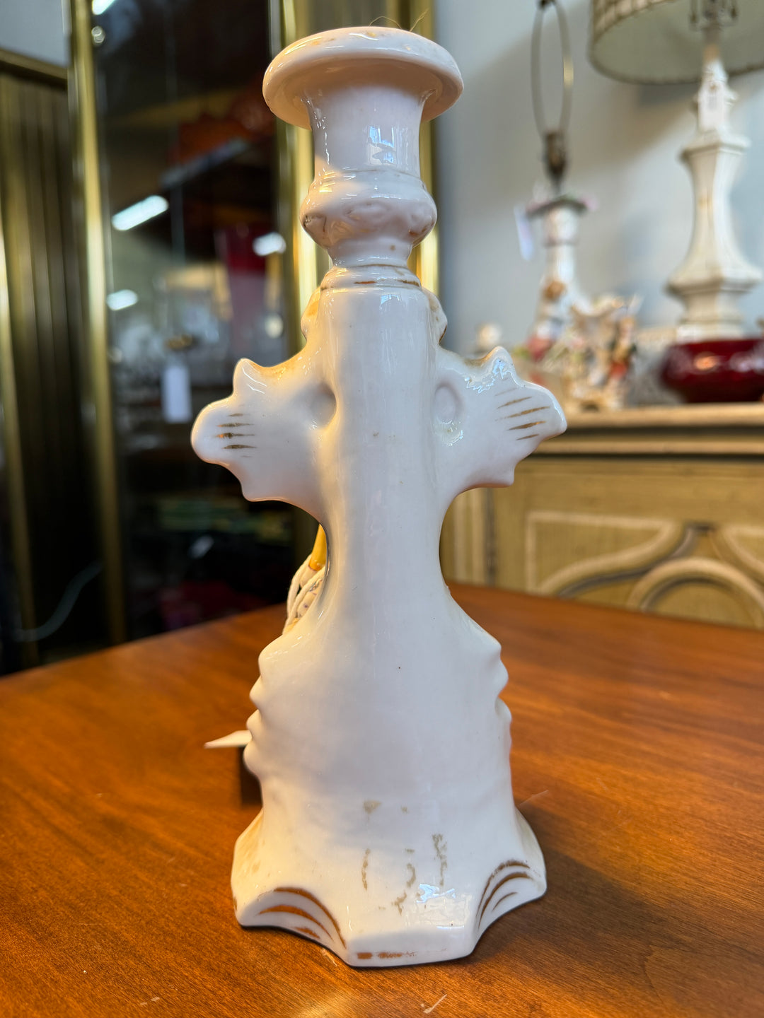 19th Century Victorian Lady Candle Holder