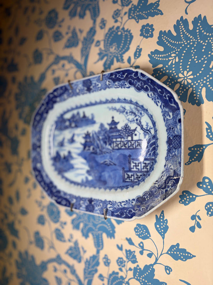 Blue Willow Antique Wall Plate (from Guest & Gray)