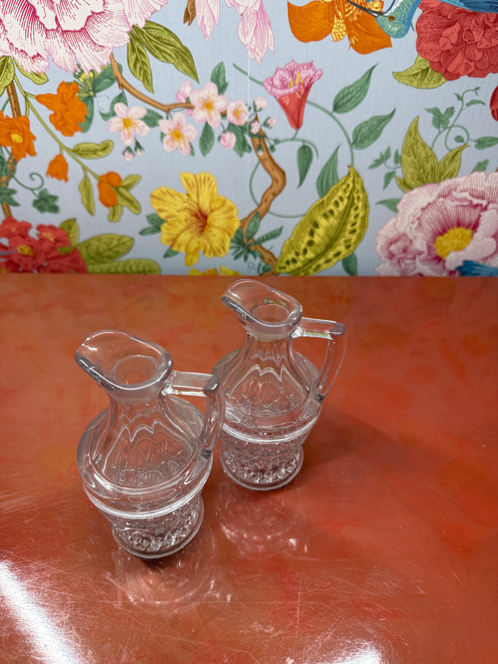 Set of 2 Glass Creamers