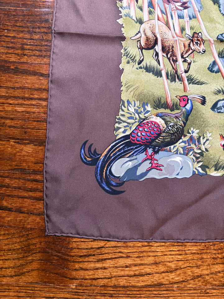 Vintage HERMÈS “Sichuan” Silk Scarf 90