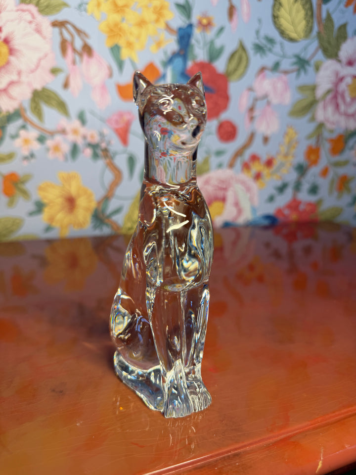 Baccarat Crystal Cat