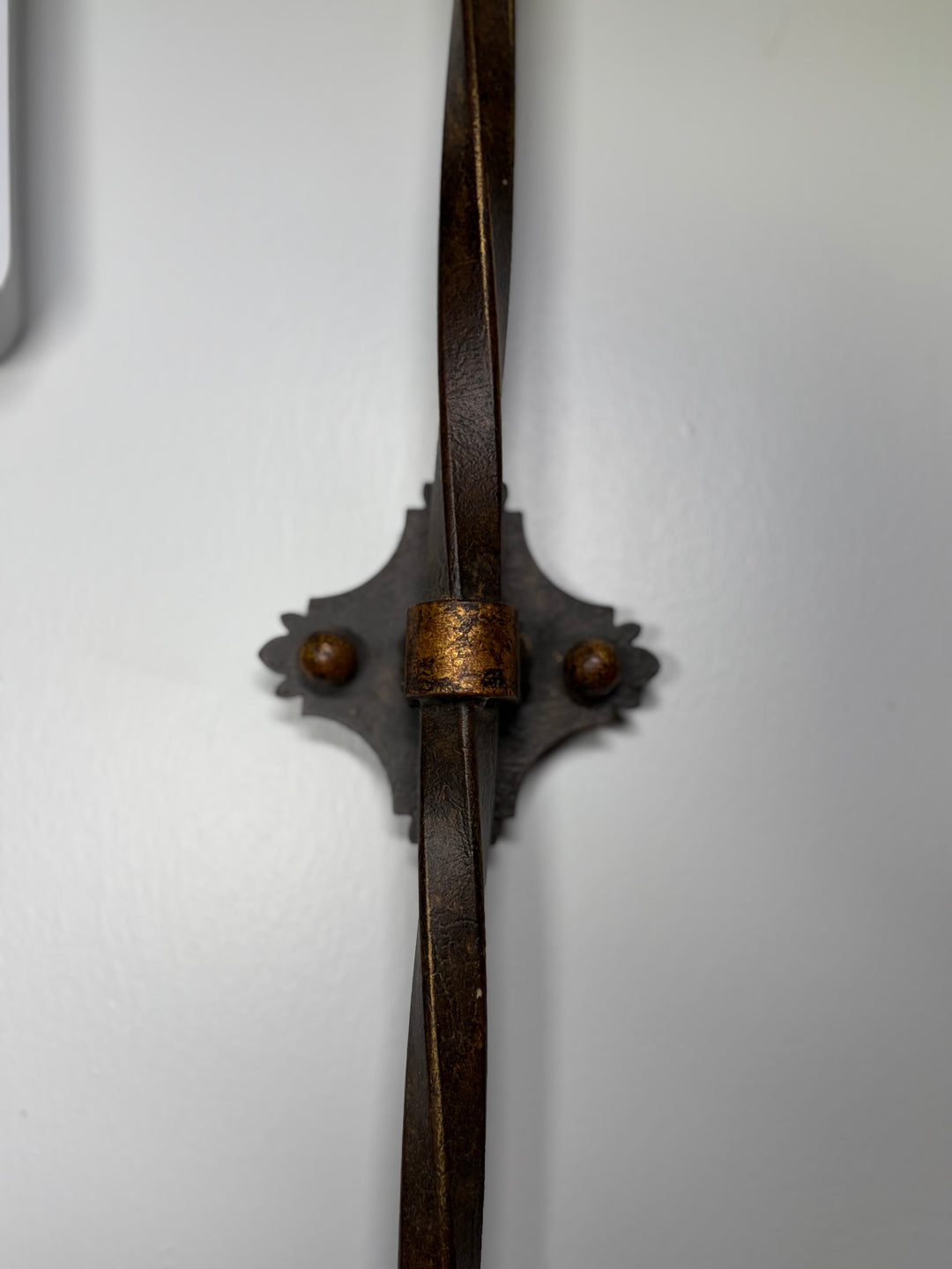 Pair of Tall Wrought Iron Floor Torchère Lanterns