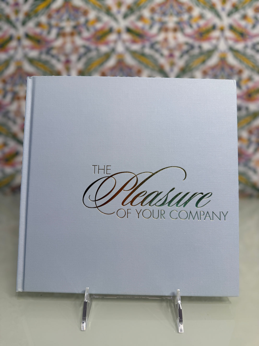 "The Pleasure of Your Company" Hardcover Guest Book