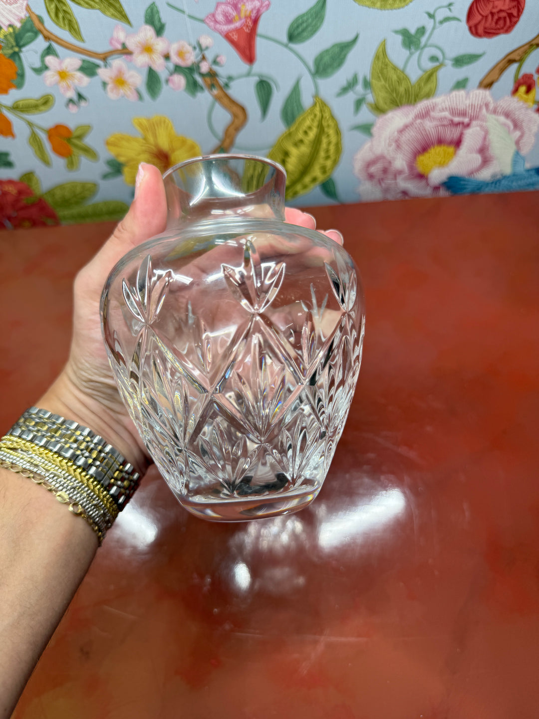 Cut Glass Vase