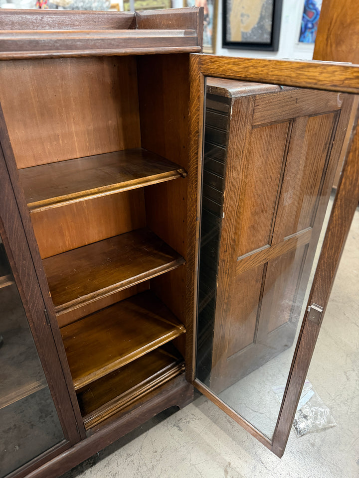 Antique Bookcase with Adjustable Shelves