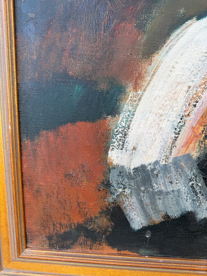 Possibly Avis Demonte (American, 1914-1985) Oil on Canvas, Signed, Framed