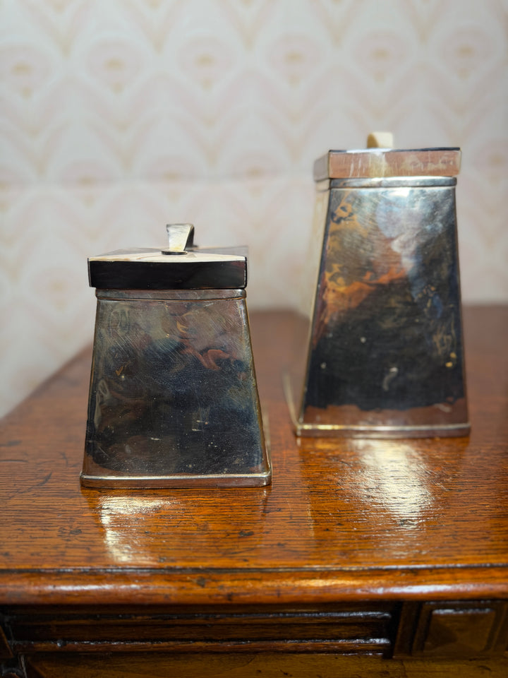 AIREDELSUR Set of 2 Jars with Lids