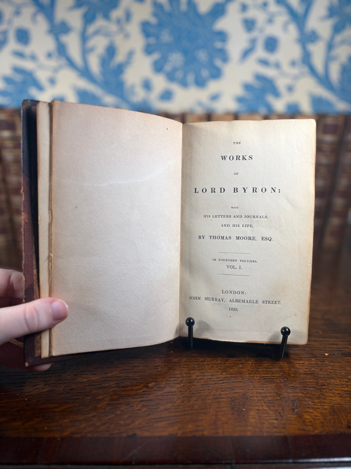 The Works of Lord Byron Volumes I-XVII