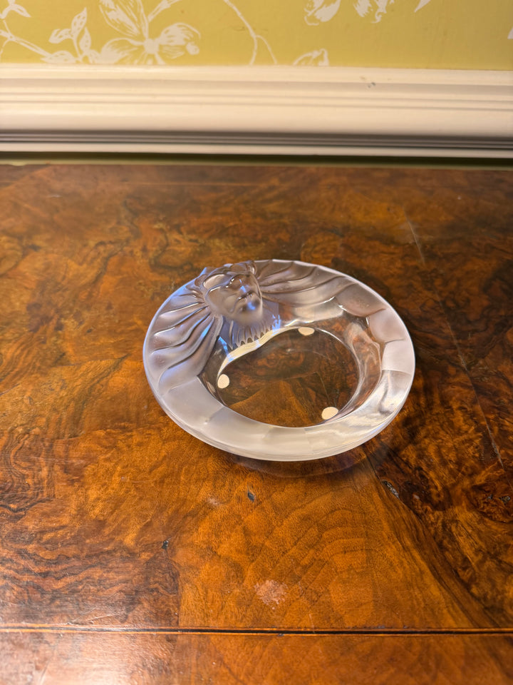 Lalique Lion Trinket Dish