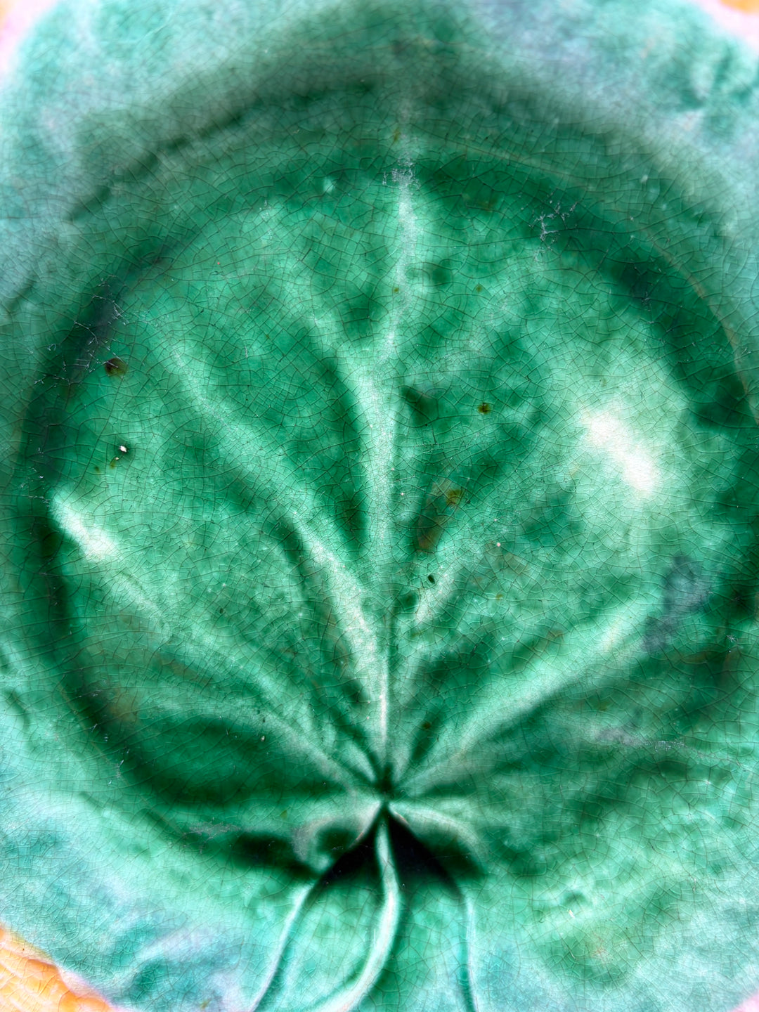 Antique Etruscan Majolica Plate