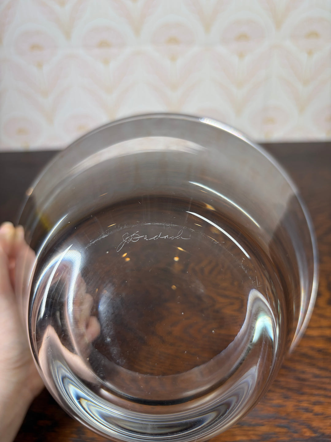 J. Badash Crystal Bowl