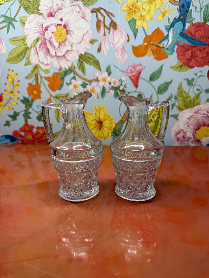 Set of 2 Glass Creamers