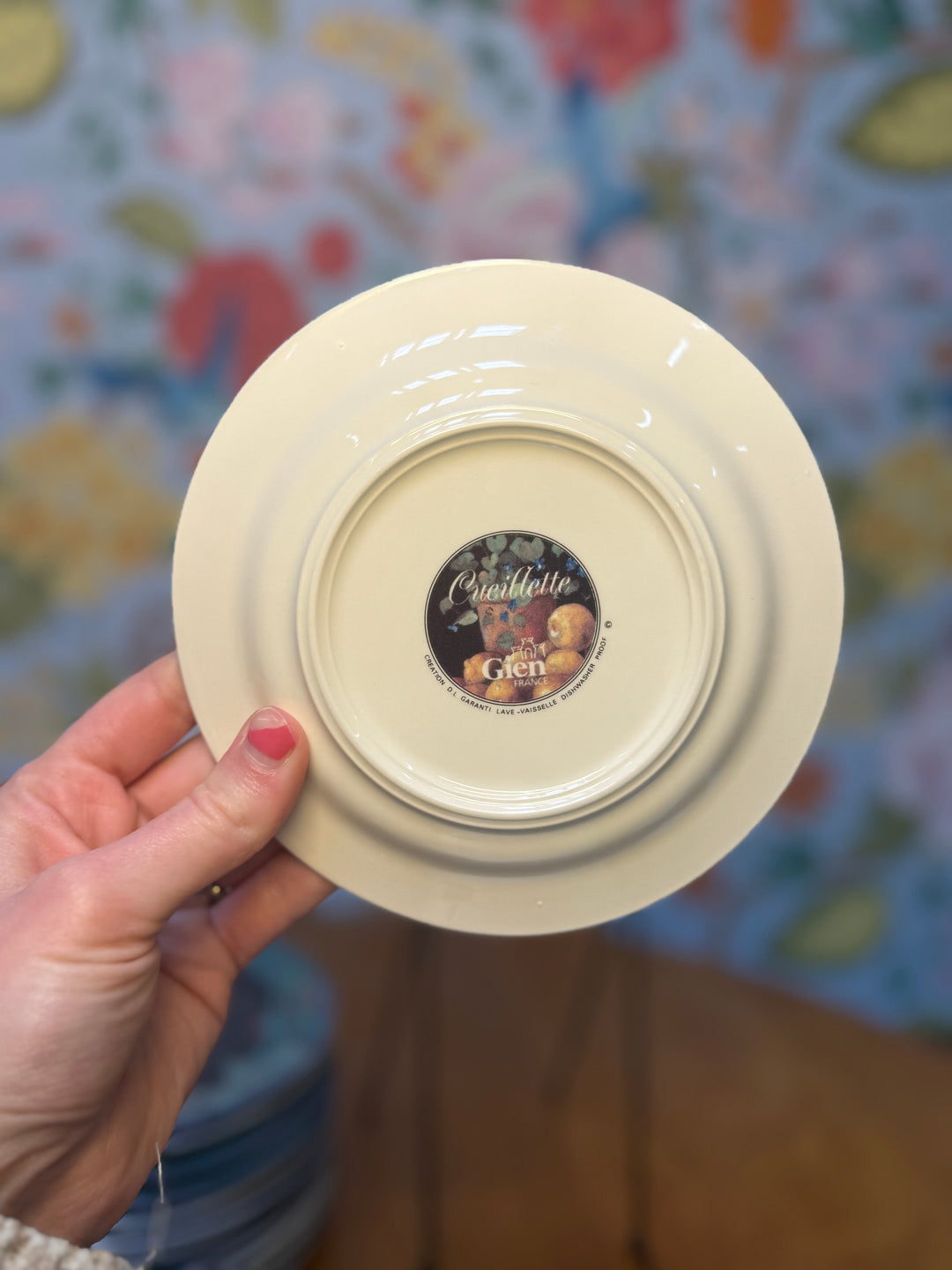 Gien Creation DL Garanti Lave-Vaiselle (Cueillette) - 12 saucers
