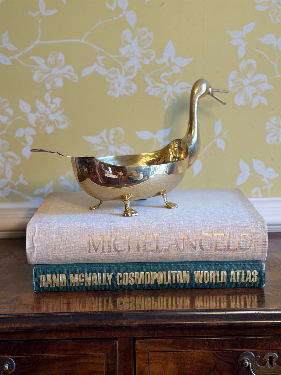 Brass Footed Duck Bowl