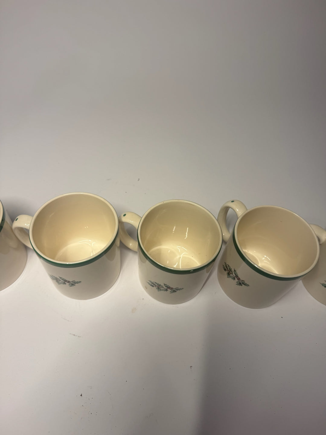 6 Spode Christmas Mugs