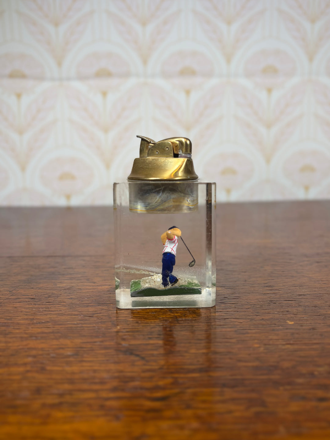 Vintage Golfer Cigarette Lighter