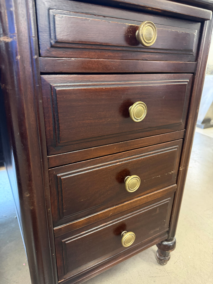 Vintage Rucker Fuller Wooden Desk (Scratches on top)