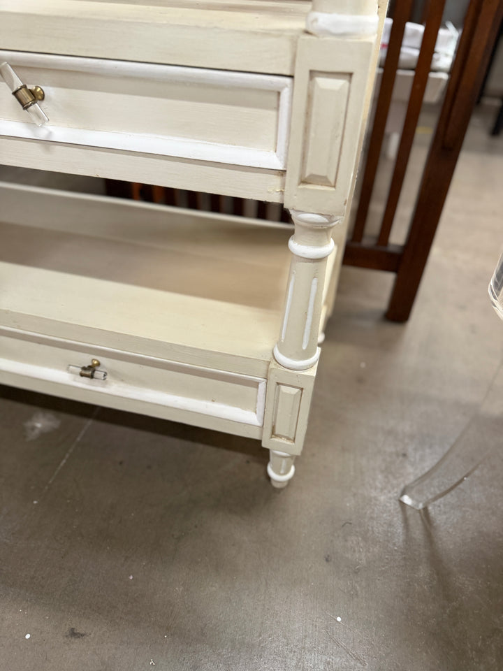 White Console Table