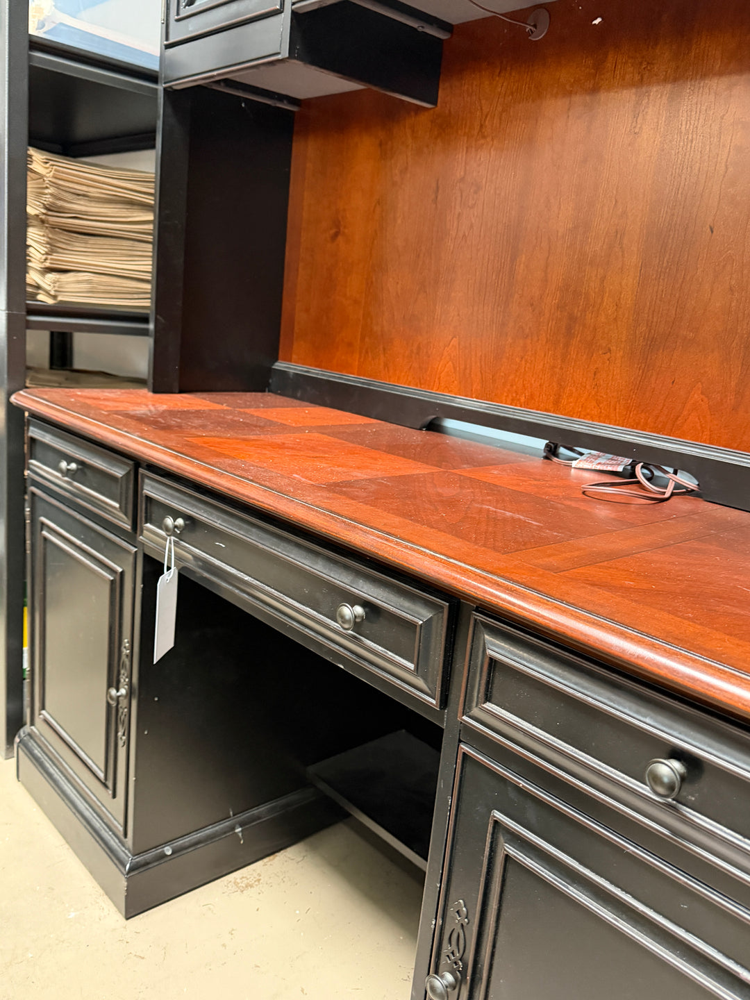 Havertys Wooden Desk and Drawers