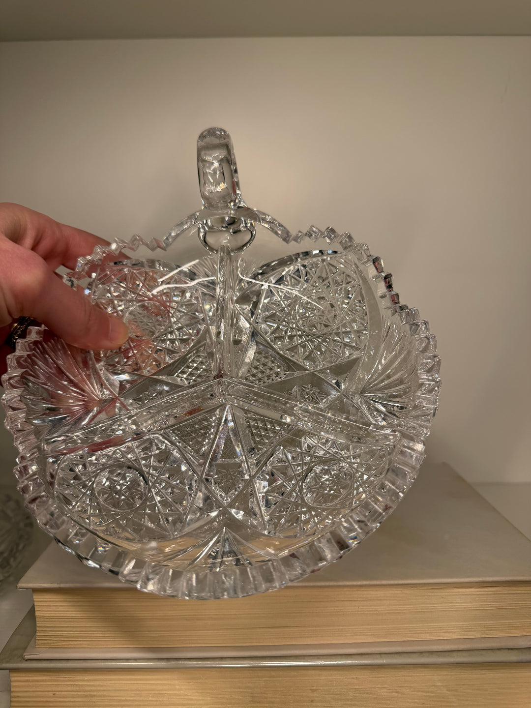 American Brilliant Cut Crystal Bowls - Set of 3